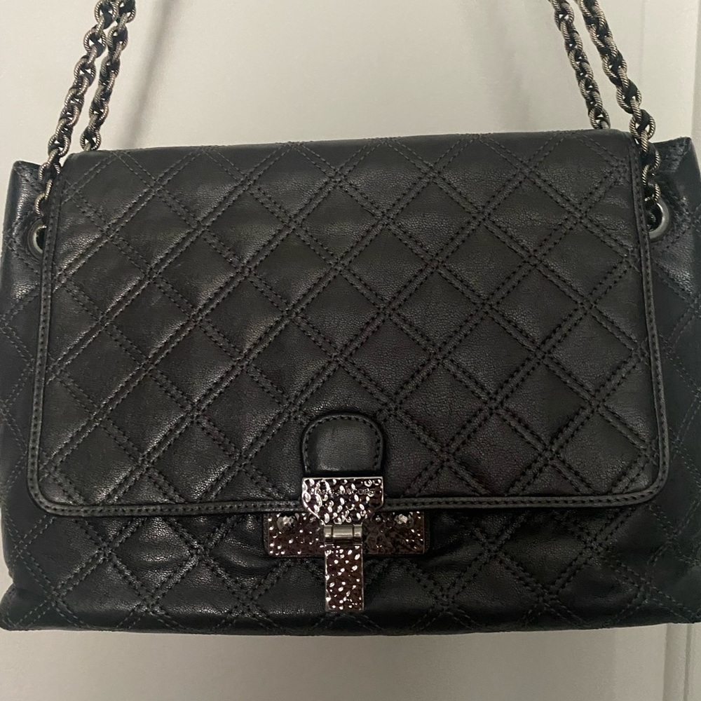 Marc Jacobs Black Quilted Shoulder Bag
